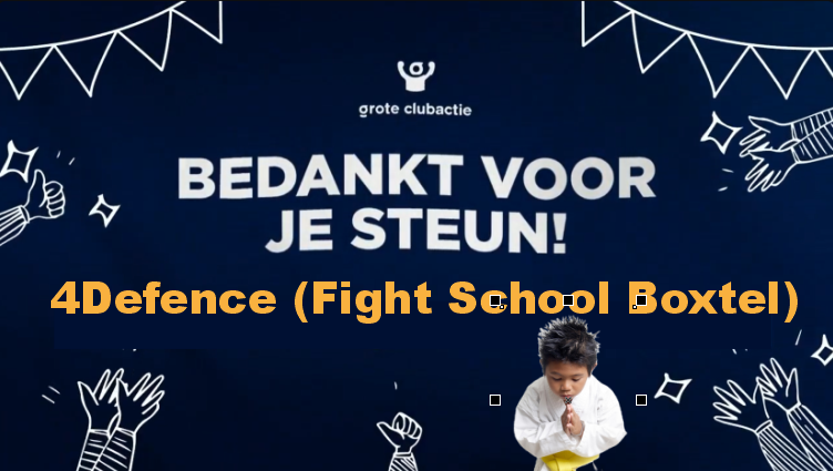 Bedankt voor je steun!